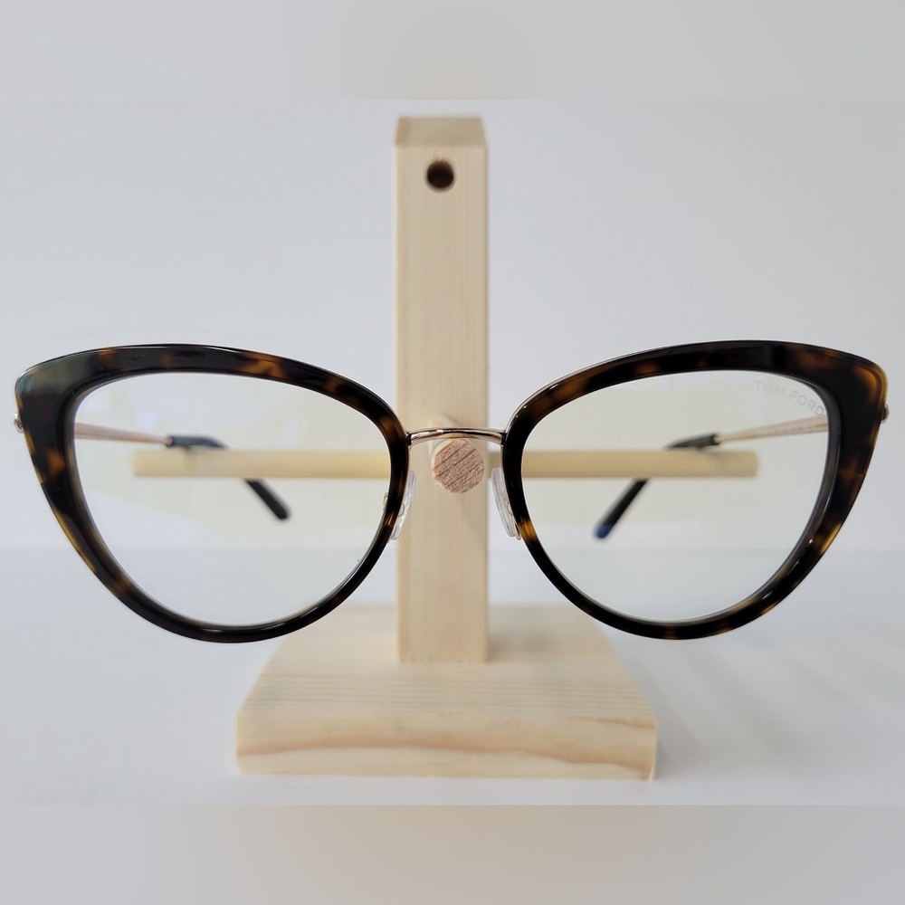 Tom Ford TF-5580 Eyeglasses Brown CatEye New